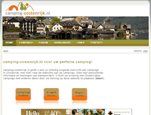 Tablet Screenshot of camping-oostenrijk.nl